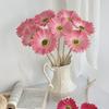 Artificial Gerbera Flowers with Bendable Stems Fake Silk African Gerbera Flower Boho Faux Wildflower for Wedding Bridal Party Home Kitchen Decor