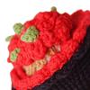 Decoration Ornament Handmade Knitted Crochet Bouquet for Girlfriend Women Wife Valentines Gifts