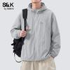 Baleno Men's Breathable UPF 50+ Sun Protection Hooded Jacket