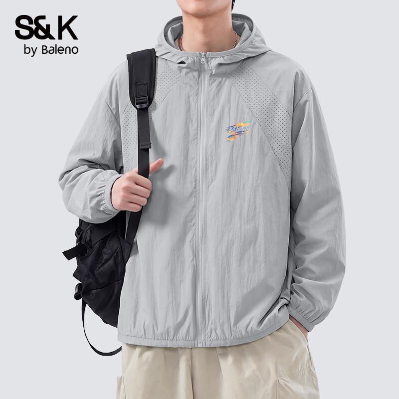 Baleno Men's Breathable UPF 50+ Sun Protection Hooded Jacket