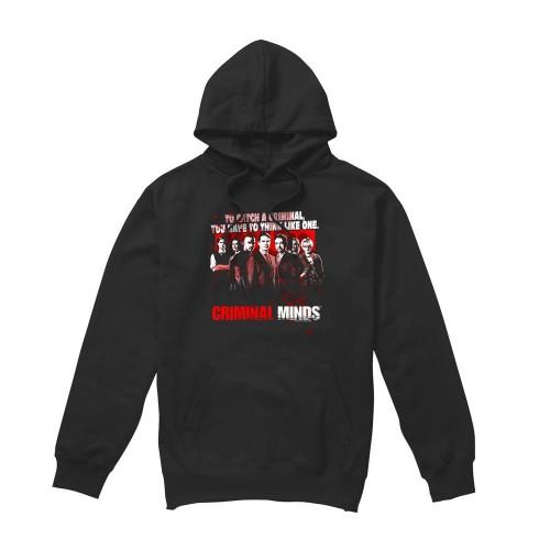 Criminal Minds Mens Think Like One Hoodie