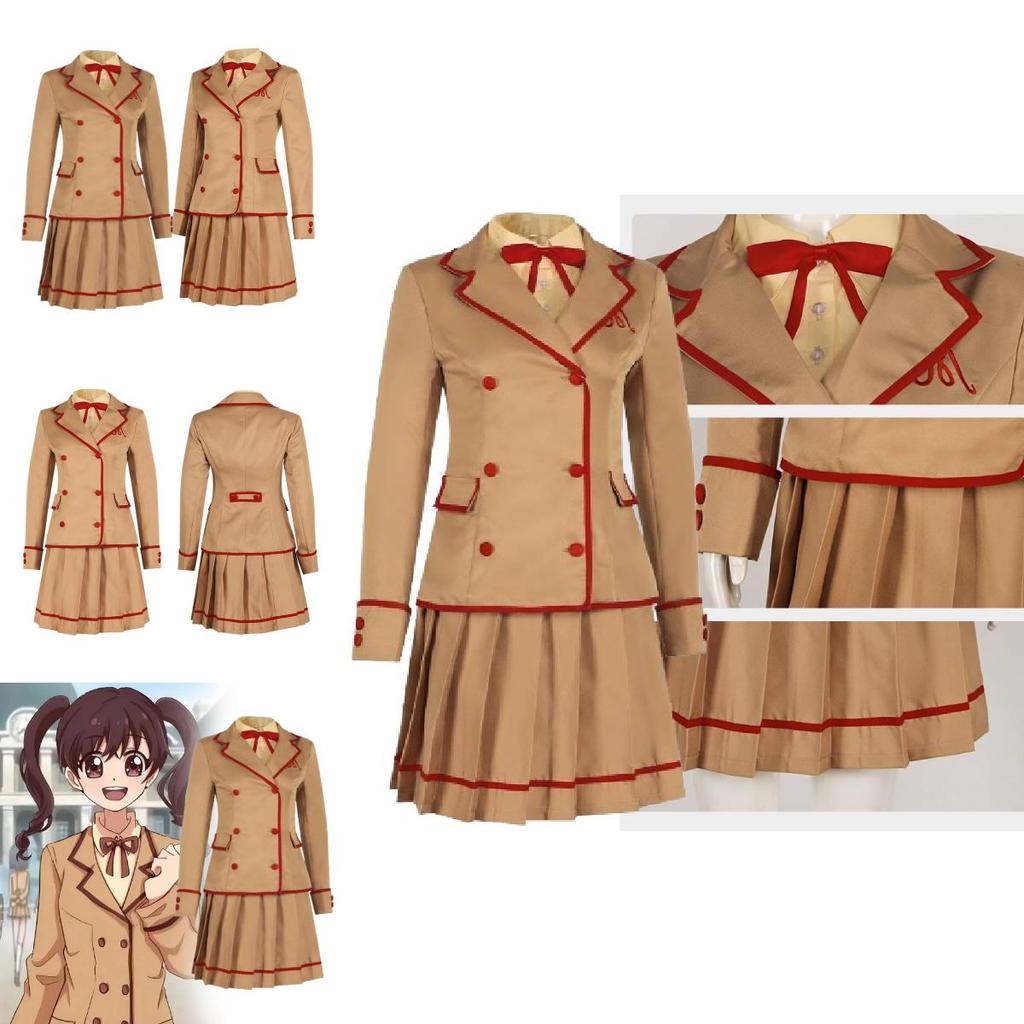 Entzückendes, von Anime inspiriertes Erdbeer-Cosplay-Outfit mit JK-Schuluniform