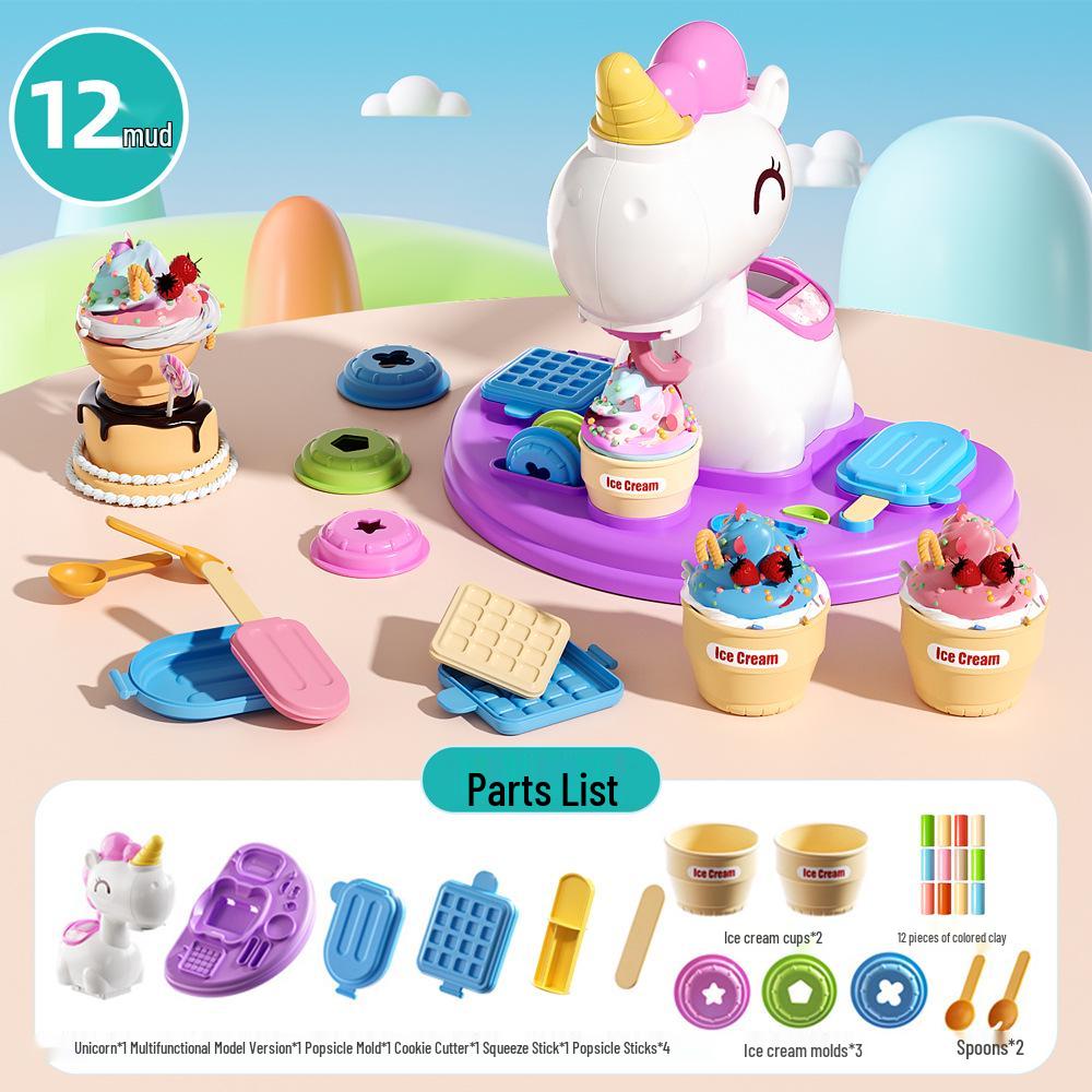 Children s DIY Clay Ice Cream & Noodle Maker Set