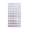 Waterproof Alphabet & Number Stickers: DIY Decorative Adhesive Labels