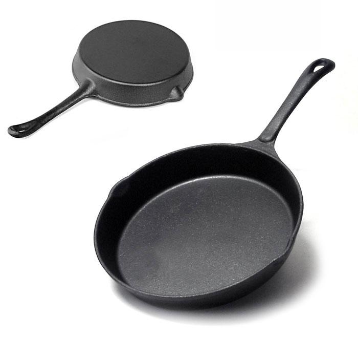 Cast Iron Frying Pan 30cm Induction Heavy KRISBERG KS-2564