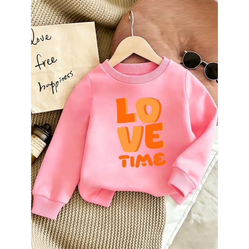 European sizes Cute Orange Print Pattern 0-3 Years Old Kid Comfortable Spring Thin Round Neck Sweatshirt Suitable for Outdoor Wear