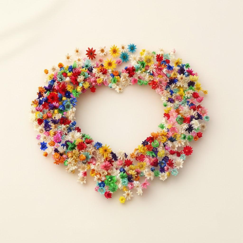 

100 Pcs Mini Dried Flowers Multicolor for DIY Resin Jewelry Candle Making Home Party Decoration Supplies