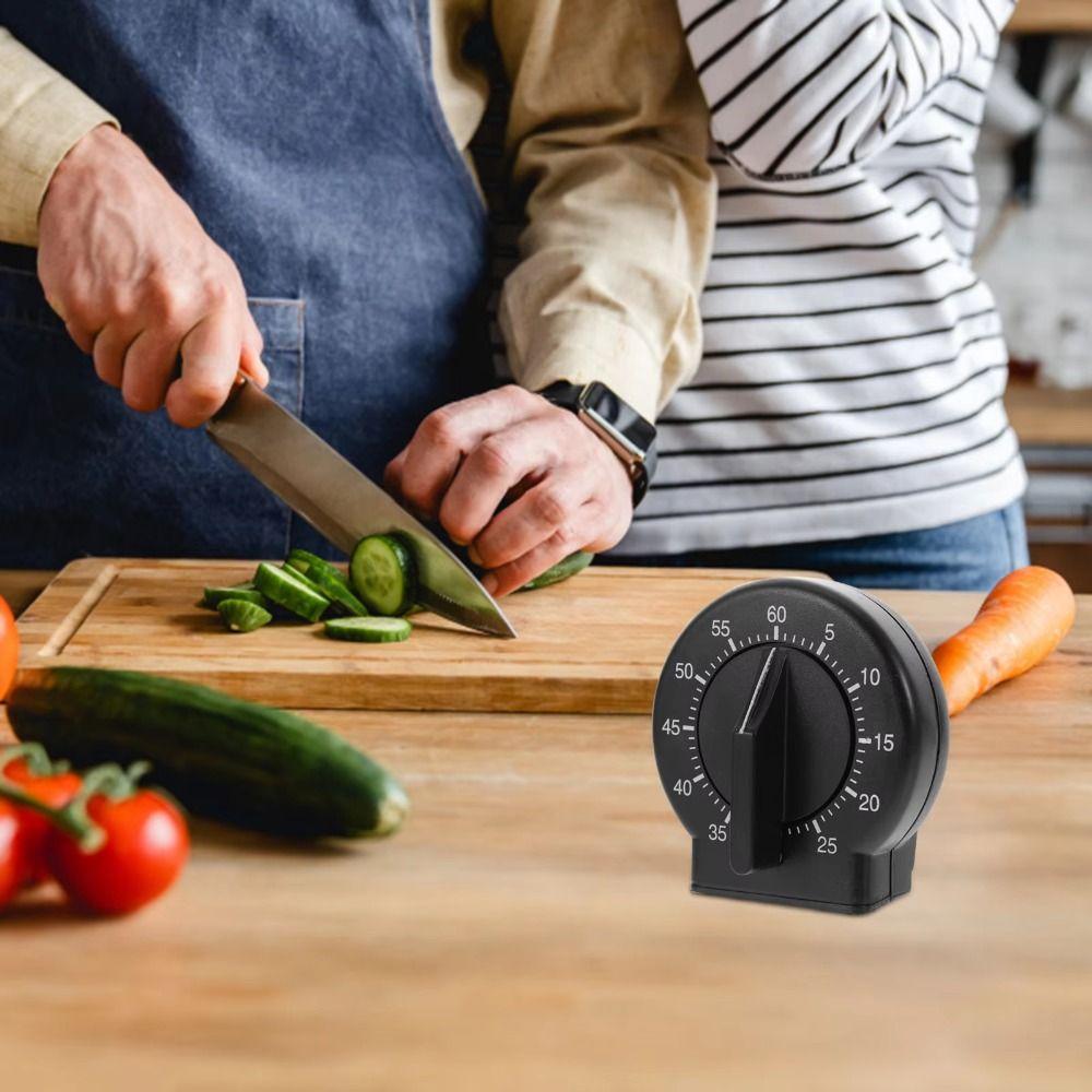 Loud Sound Kitchen Timer Round Countdown Timer No Battery Required Cooking Timer Pancakes Cakes