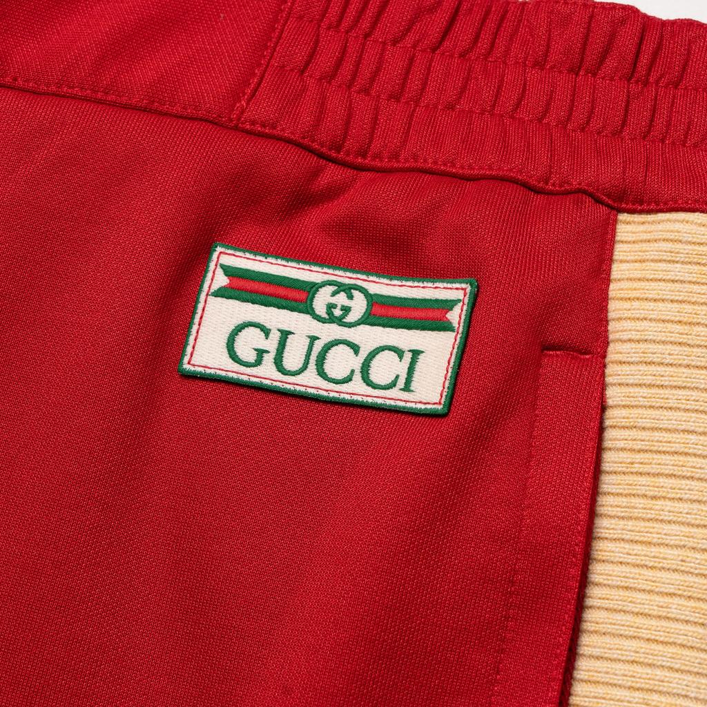 GUCCI Knitted Sweatpants Men's Red 625306-XJCNI-6057