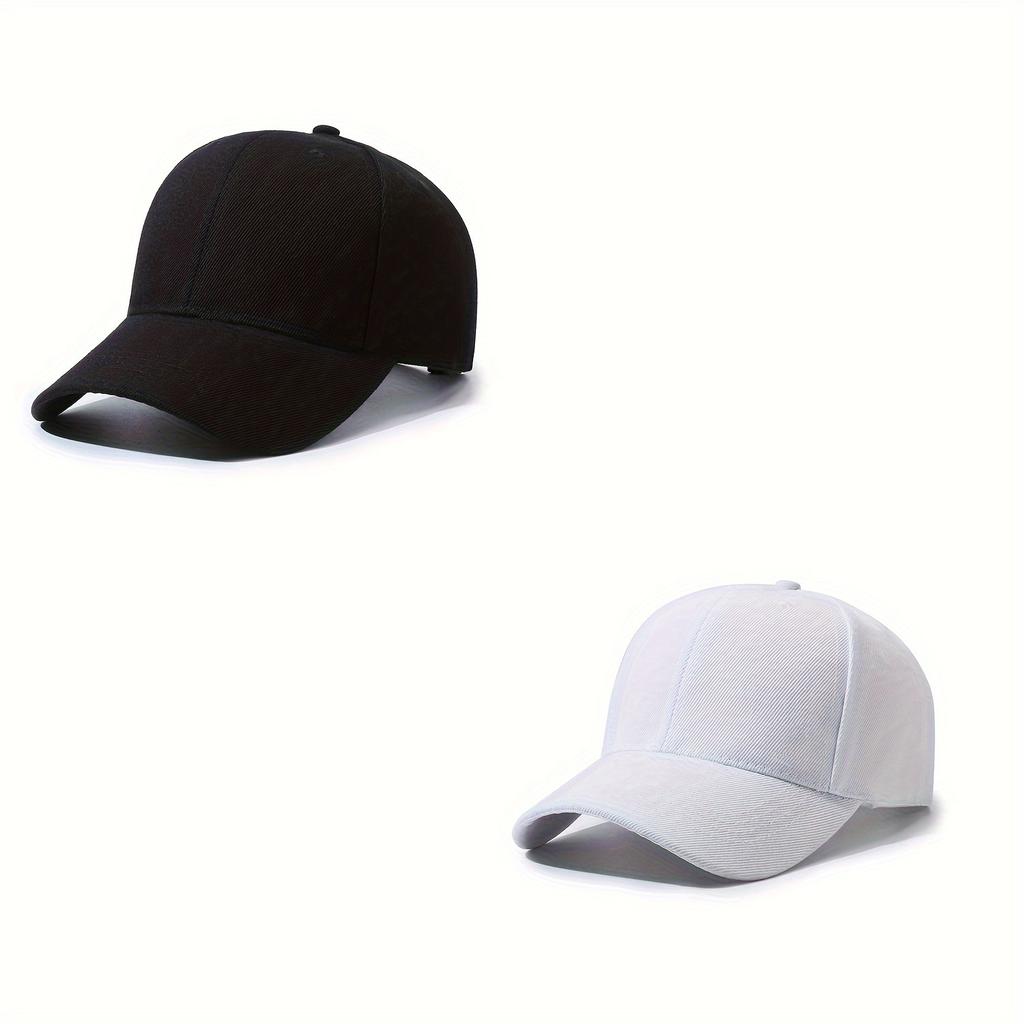 Stylish Curved Brim Baseball Cap - Sun Protection, Adjustable, Lightweight & Stretchy Fabric for Sports & Holiday Occasions