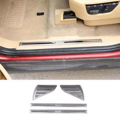 4pcs 304 Stainless Inner Welcome Door Sill Scuff Threshold Protector Plate Cover For Land Rover Freelander 2 Car