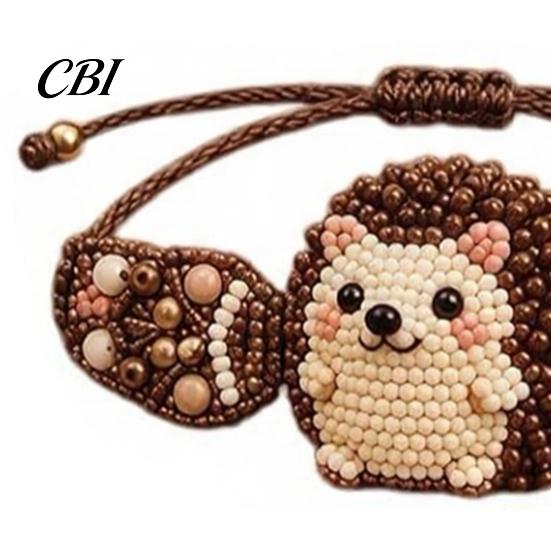 Jewelry Making Kit DIY Beaded Bracelet Kit, with Colorful Beading Set Beads And Animal Charms, Handmade Craft for Adults Tools