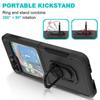 Coque - samsung - galaxy z flip 5/6 - protection rigide - support métallique - antidérapante