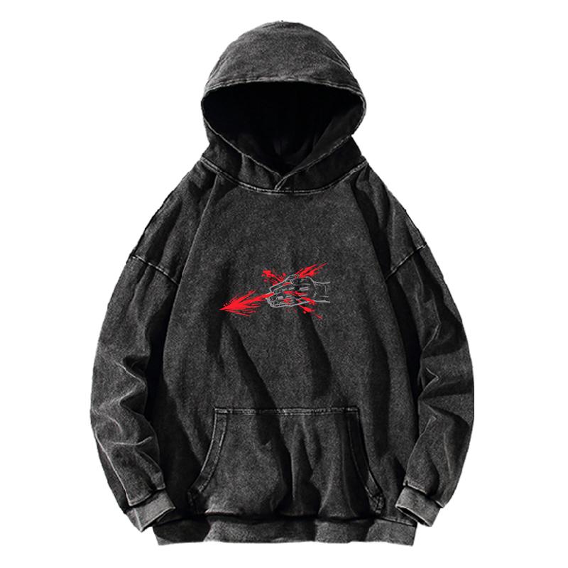 Choso Jujutsu Kaisen Anime Grafica Felpa con Cappuccio Uomo Donna Felpe Vintage Felpa in Cotone Lavato Harajuku Streetwear Pullover Maschile