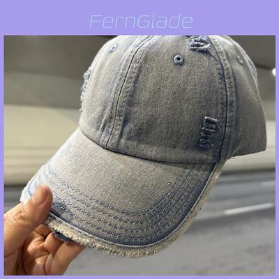 Gorra de Béisbol Lavable de Algodón con Aspecto Vintage y Visera Curva para Uso Casual