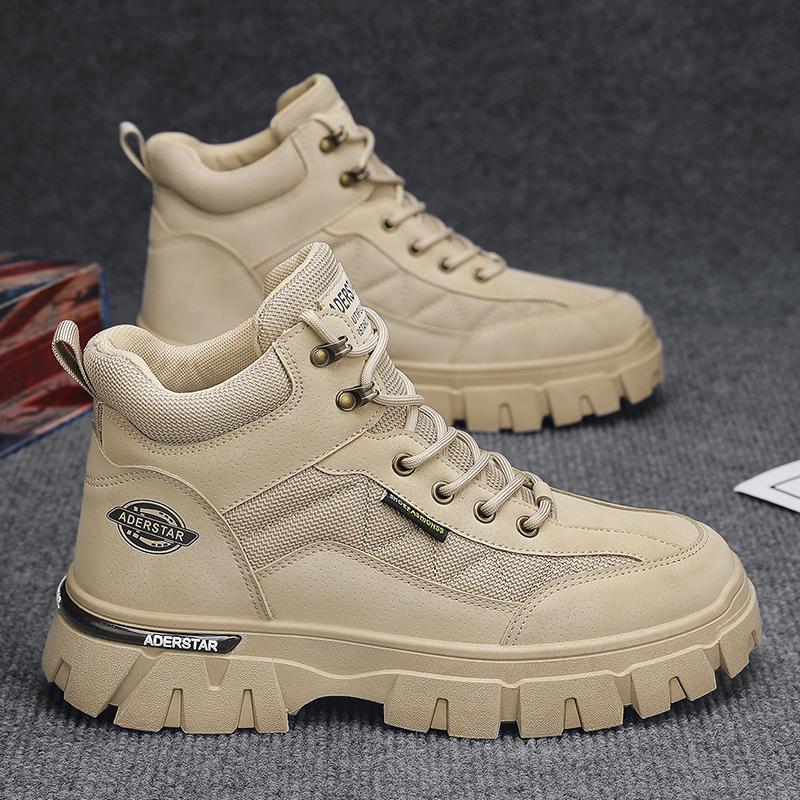 

Чоловічі черевики Martin на товстій підошві на осінь/зиму: Зносостійкі, модні черевики для мотоциклів і походів 43 Standard