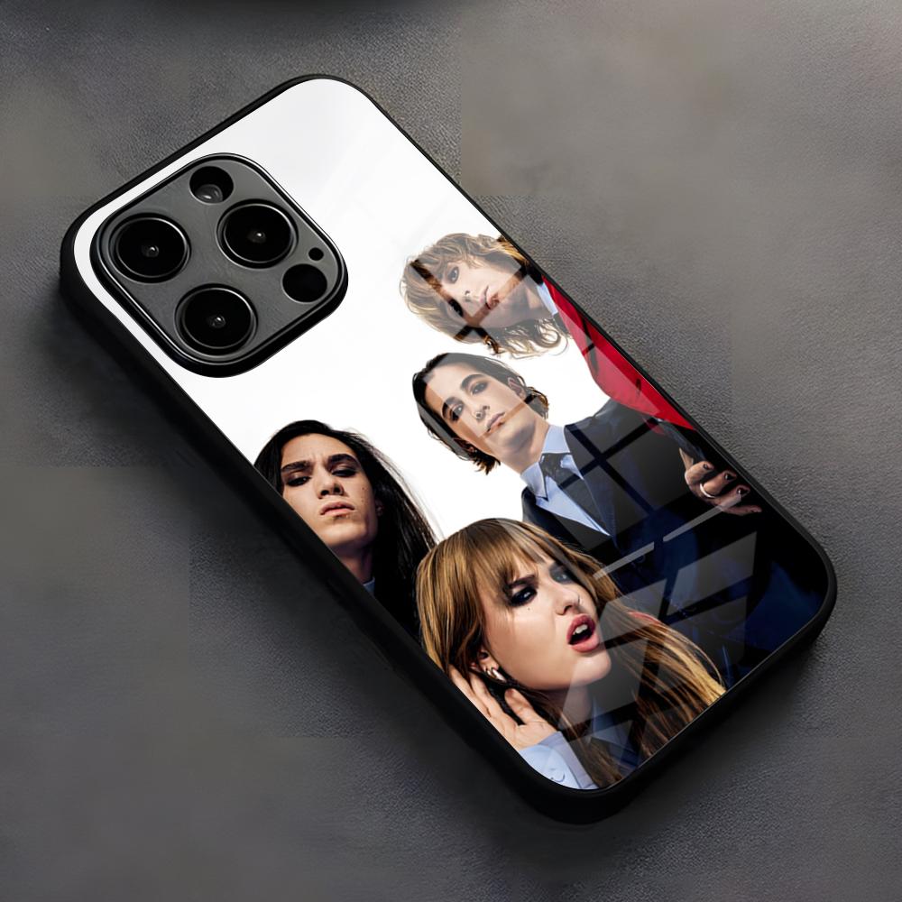 

M-Maneskin D-Damiano David Band Phone Case For IPhone 17 Pro Max 16 15 14 Pro Max 13 11 X Xs Xr 8 7Plus GlassCover iPhone 16 Plus