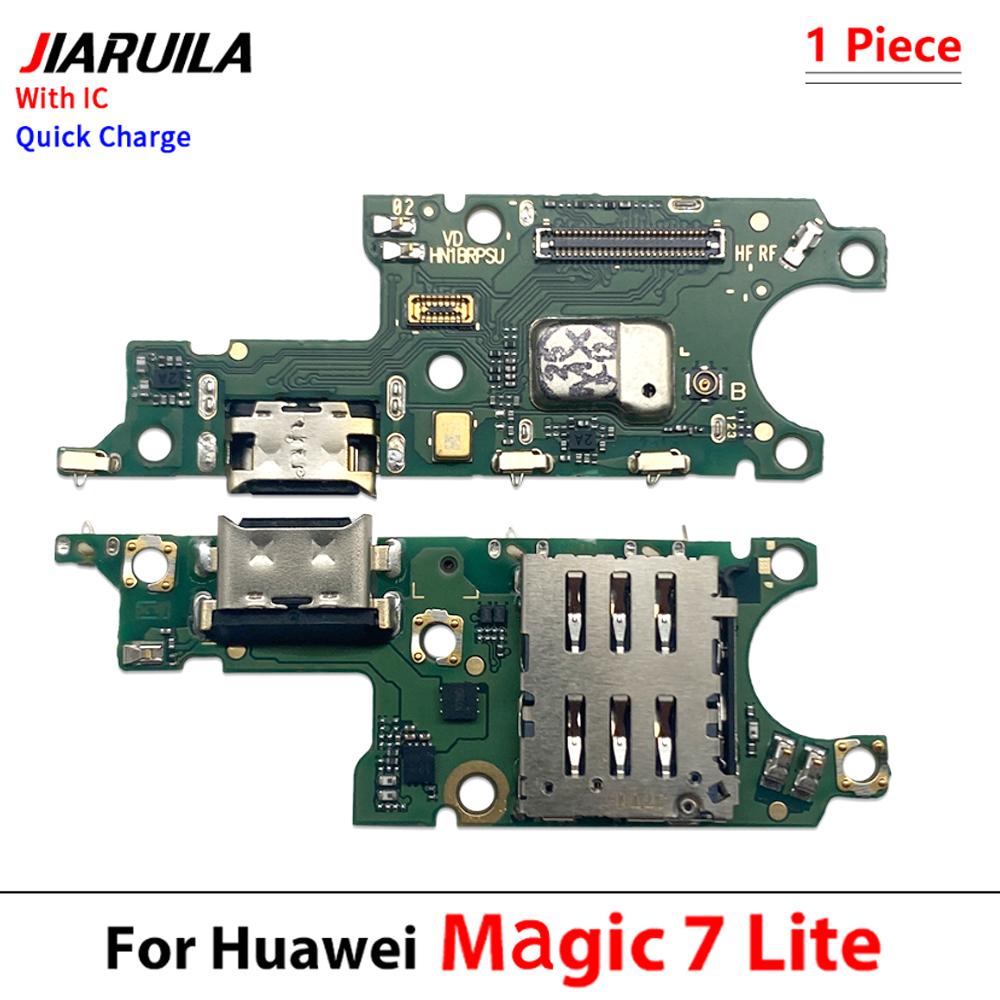 New USB Charging Port Dock Charger Connector Board Flex Cable For Huawei Honor Magic 4 5 6 7 8 Pro Lite