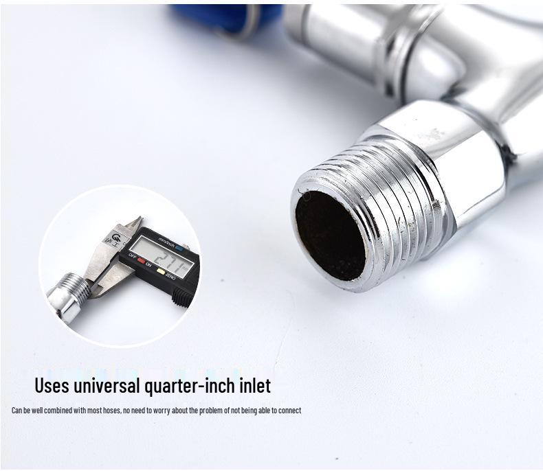 Lockable Outdoor Anti-theft Washing Machine Faucet with Key for Rental Property