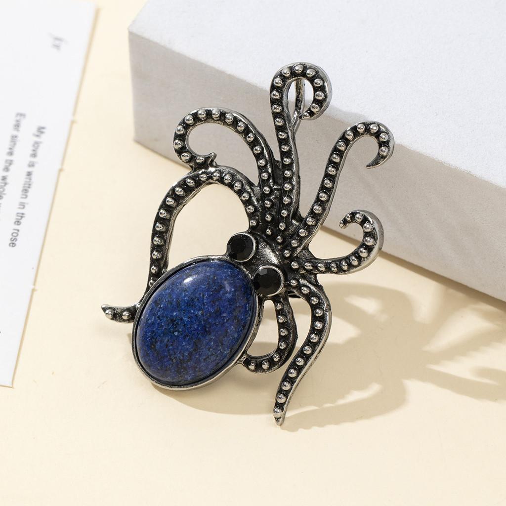 Shell Octopus Brooch Pendant For Diy Jewelry Making And Gift Crafts
