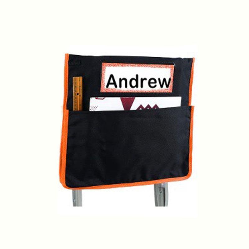 

Chair Back Storage Bag Seat Back Organizer Multi-Pocket Classroom Chair Pockets for Students School Supplies оранжевый