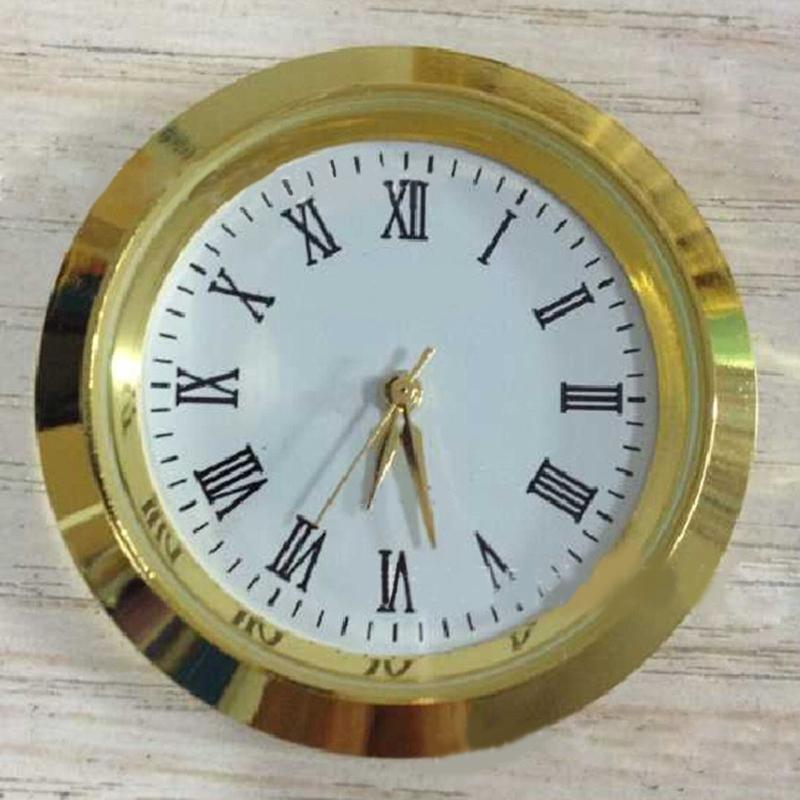 Clock Quartz Movement Round Clocks Head Insert Classic Clock Craft for Women Men Wearing Watch Replacement Part Supplies