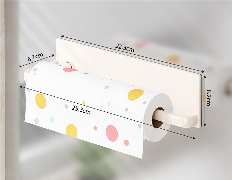 Kitchen Paper Towel Holder Adhesive Tissue Hanger Toilet Roll Paper Dispenser Cabinet Storage Napkin Rack Bathroom Accessories