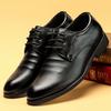 Lace-Up Men'S Business Dress Leather Shoes Daily Casual Men'S Shoes Low-Top Single Shoes