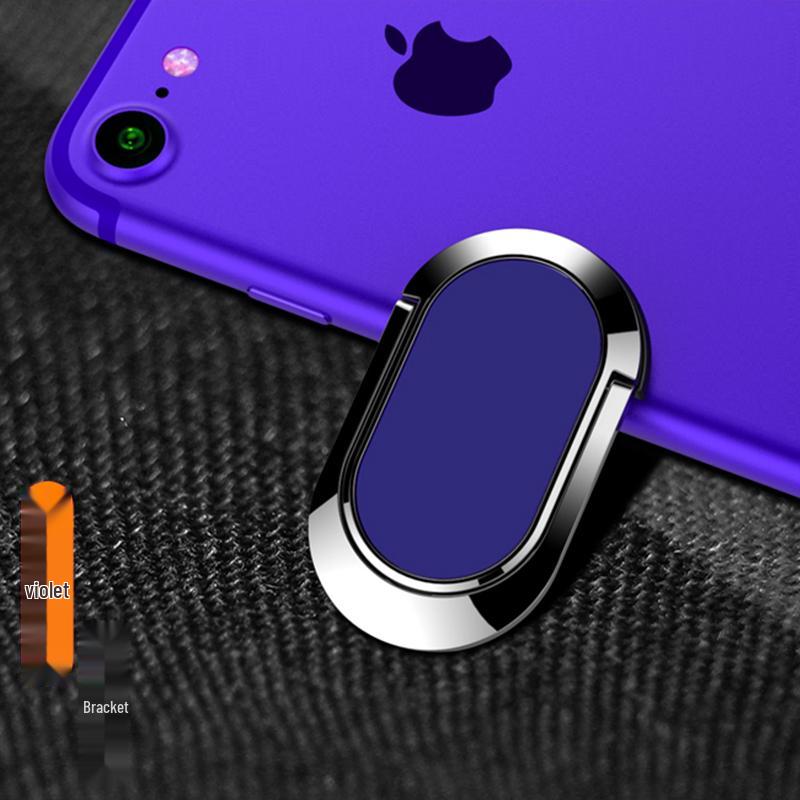 Adhesive Metal Hook Phone Ring Stand with Suction Cup