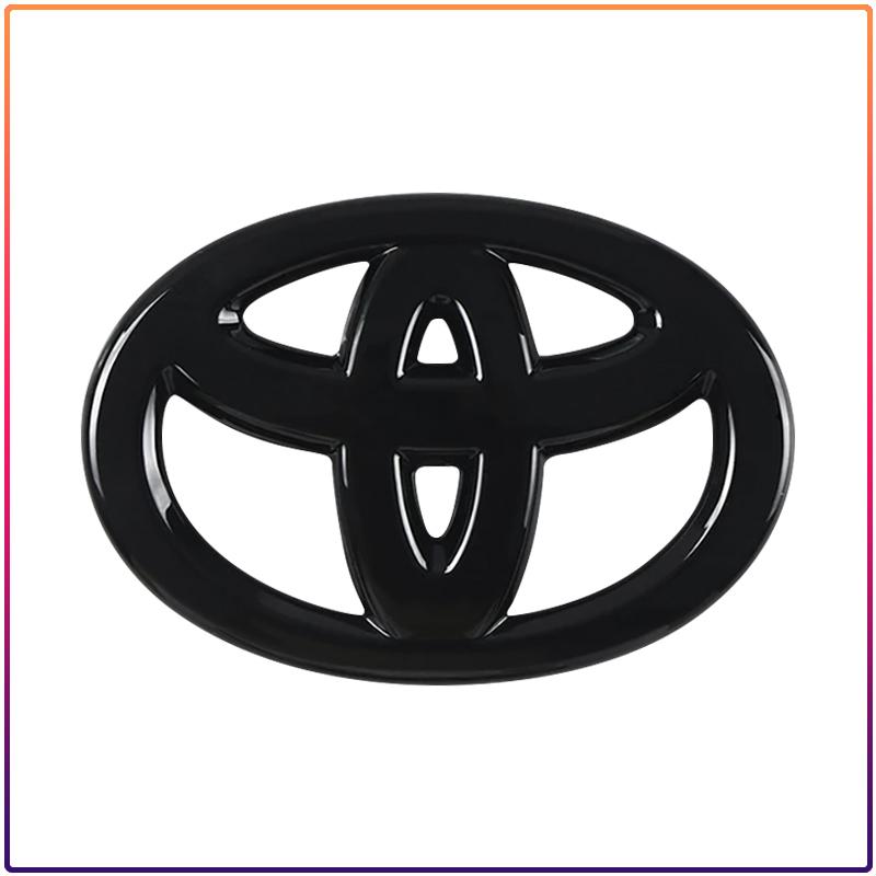 1Pcs Car Steering Wheel Emblem Badge Decal Sticker Auto Styling Decor Fit For Toyota Fortuner Chr Verso Prius Hiace Yaris Trd Corolla