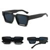 1PC Non-polarized Unisex Plastic Fashion Square Frame Sunglasses for Street Photography Driving Accessories