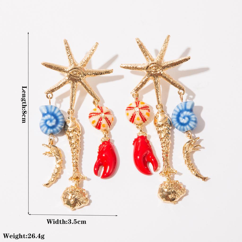 Fashionable Vacation Style Earrings