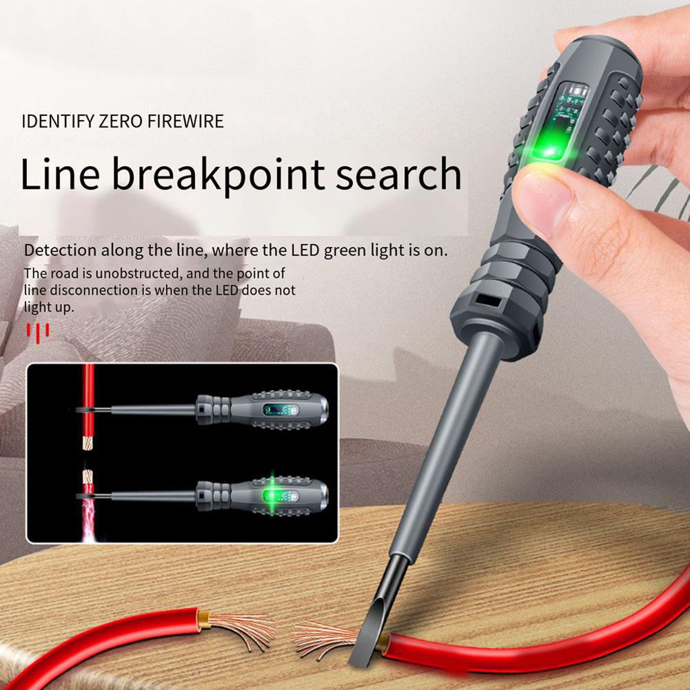 Digital Voltage Tester Pen Electric Voltage Tester Pen Screwdriver Colored HighLight Tester Pen AC Non-contact Test Pencil
