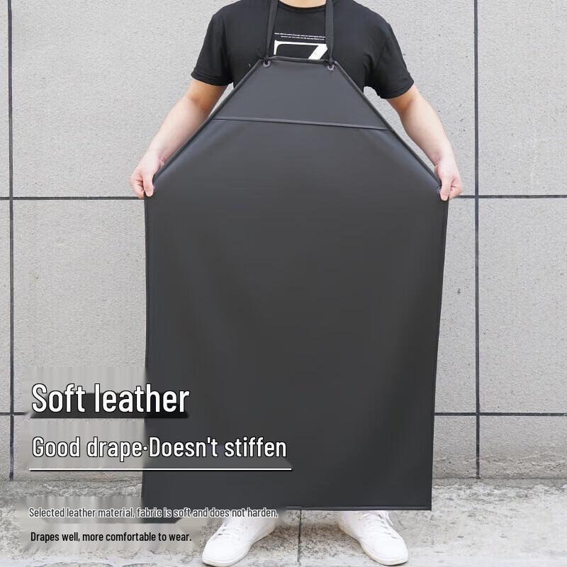 Heavy-Duty Waterproof Leather Work Apron