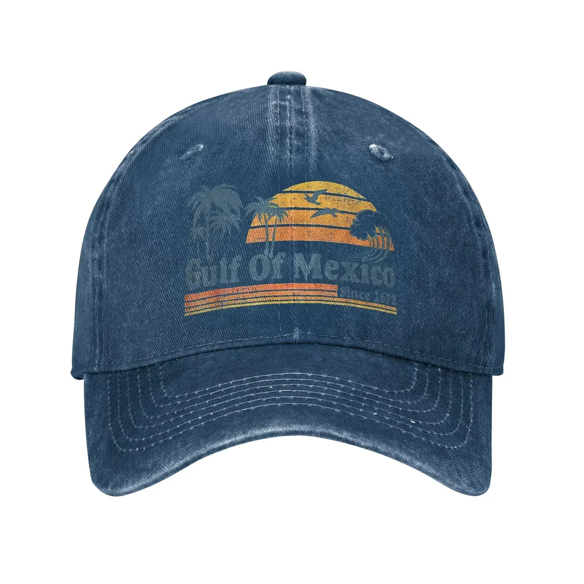 

of Mexico Since 1672 Unisex Women Baseball Cap Forever Mexican Beach Distressed Washed Caps Hat Outdoor Adjustable Headwear Adjustable