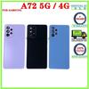 Back Housing Back Battery Cover LCD Front Middle Frame For Samsung Galaxy A72 4G 5G A725 A726 Camera Lens Rear Door Housing