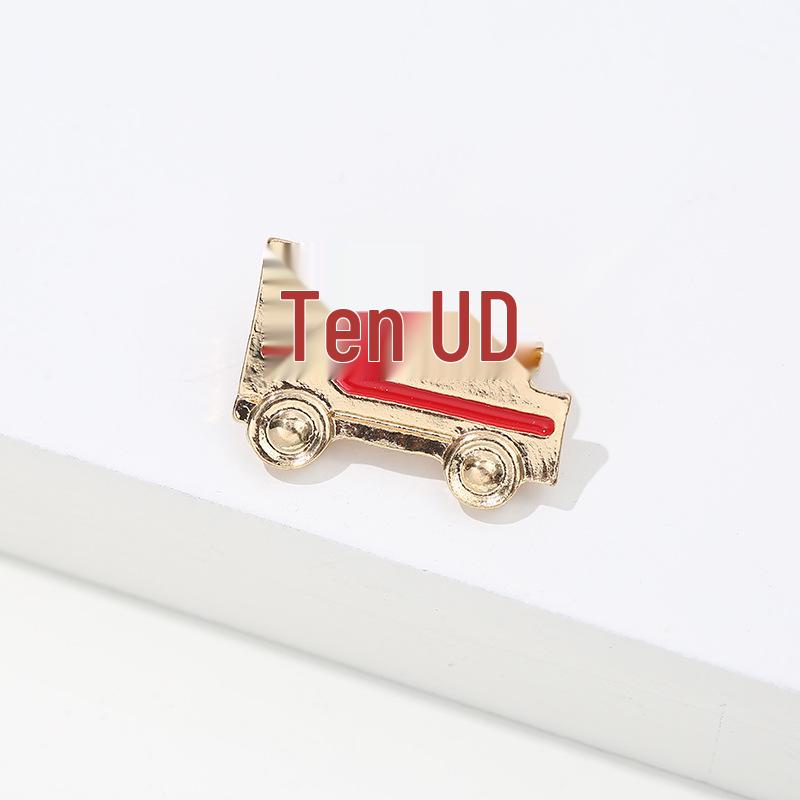 Wuhan Hospital Epidemic Prevention Series: 3D Doctor/Nurse Brooch with Thermometer & Mask Design