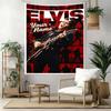 Elvis Presley Custom Wall Tapestry Foldable Wall Tapestry Non-Fading Color Great for Bedroom Wall All-Season Use Gifts For Family Or Friends