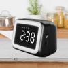 Alarm Clock with Bluetooth-compatible Speaker Snooze Function Compact Size Multifunctional Digital Alarm Clock Thermometer