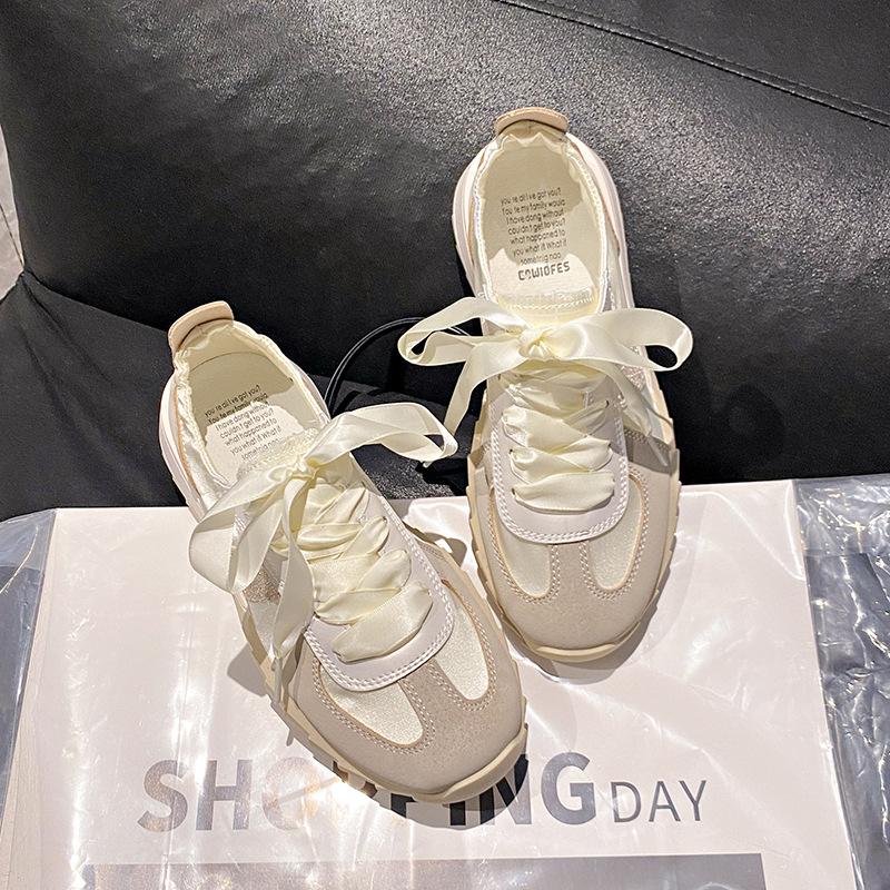 

Women s shoes spring summer 2025 shoes women s super light thick baseplate shoes women s casual shoes campus student sports trendy shoes 35