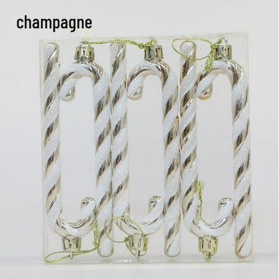 Plastic Candy Cane Christmas Ornaments - Festive Holiday Decorations and Gifts