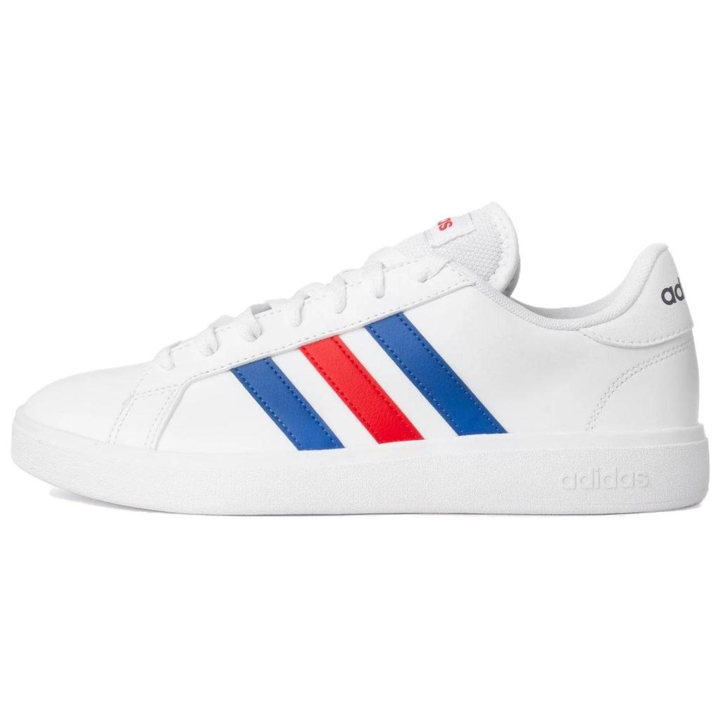 adidas Grand Court TD Λευκά Μπλε Κόκκινα Ανδρικά Αθλητικά Παπούτσια Cloud-White Royal-Blue Vivid-Red GW9252