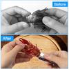 3pcs Crawfish Peeler Tool, Stainless Steel Shrimp Peeler, Crawfish Tail Remover Tool Easy to Clean for Kitchen Seafood Enthusiasts Seafood Shelling