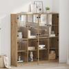Highboard 2 Pcs Artisan Oak 68 X 37 X 142 Cm Engineered Wood