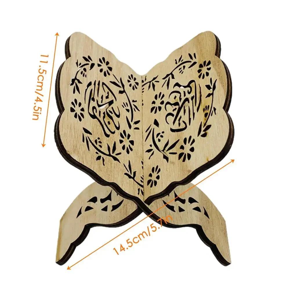 

Holy Book Stand Holder Wooden Quran Folding Stand Handmade Quran Bible Display Holder Muslim Religious Prayer Book Stands