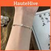 Star Silver Trendy Fragment Bracelet Elegant Beaded Design Perfect For Gift