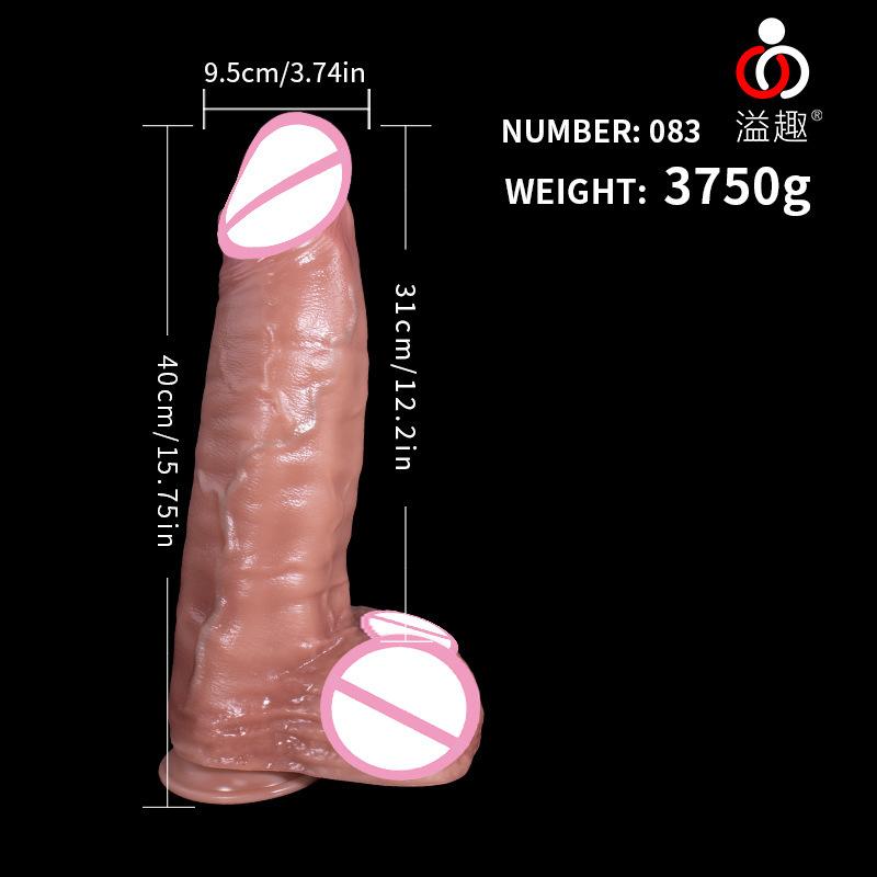 Ultra Large Size Sex Toy  Liquid Silicone Simulation Penis  Large Anal Plug Adult Sex Product