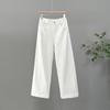 Women's Summer High Waist Slimming Versatile Pants - Loose, Plus Size, Narrow & Wide Leg Options, Thin Casual Straight Leg Design.