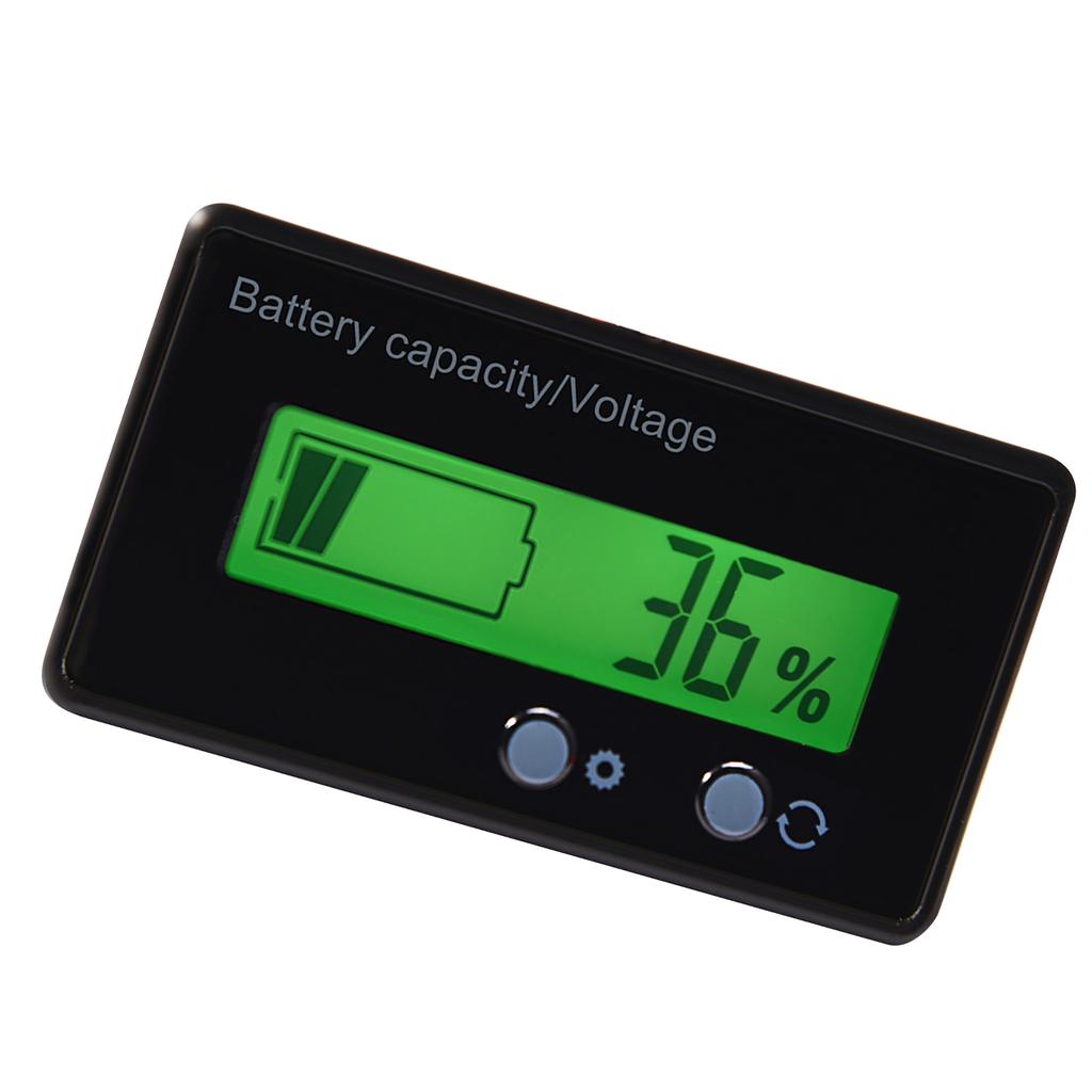 LCD Display Backlit Universal Battery Capacity Voltage Meter Tester Voltmeter Monitor