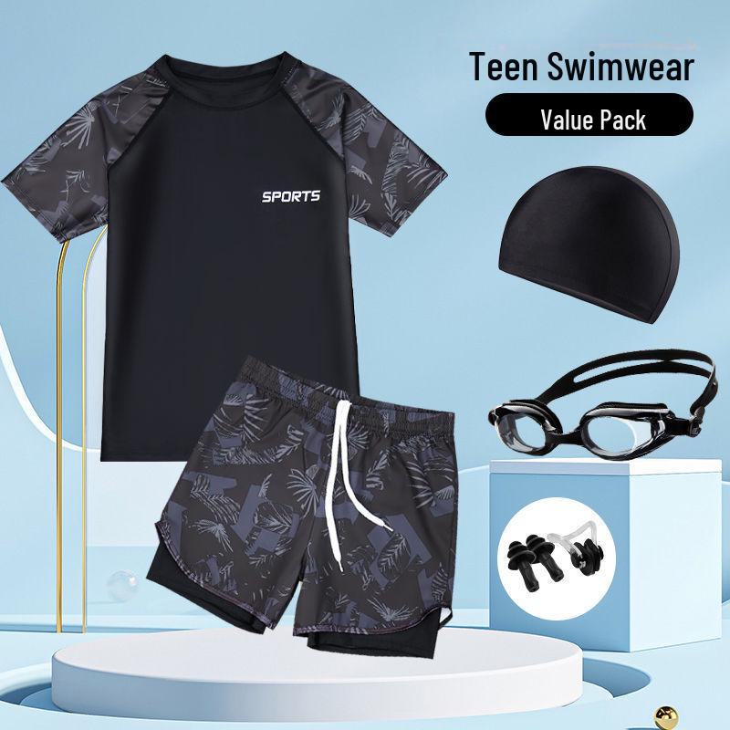 

Быстросохнущий раздельный купальник для мальчиков - для детей и подростков 160 for 90-130 Jin